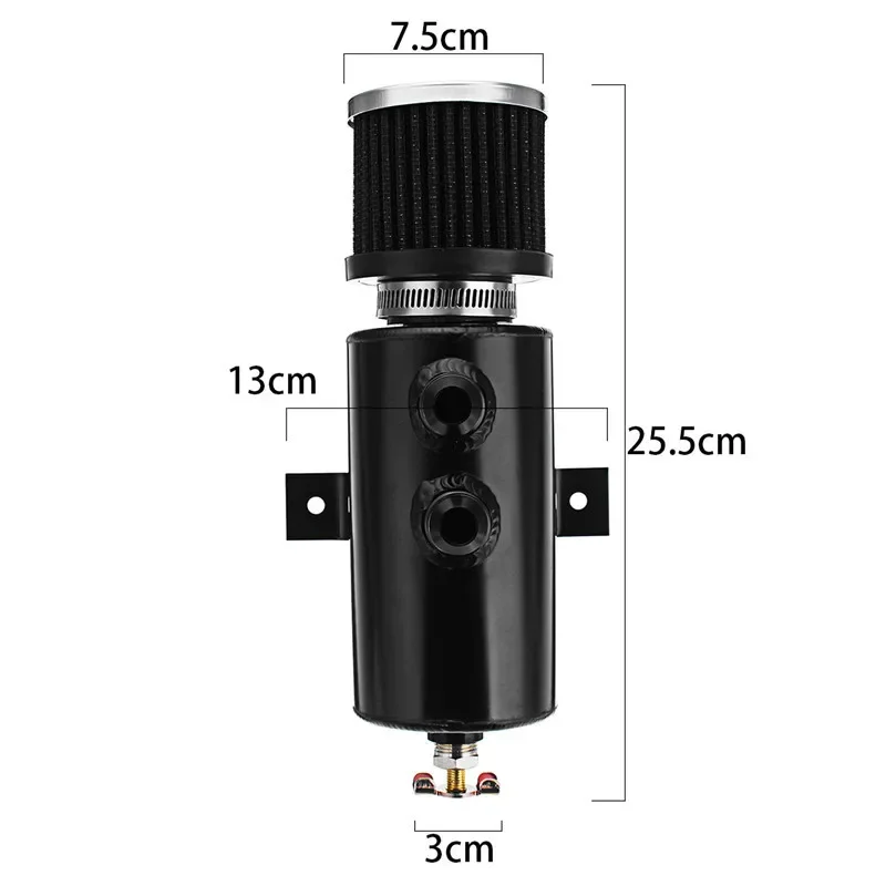 Universal 0.75L Aluminum Baffl - огляд і ціна Oil Drain Tank