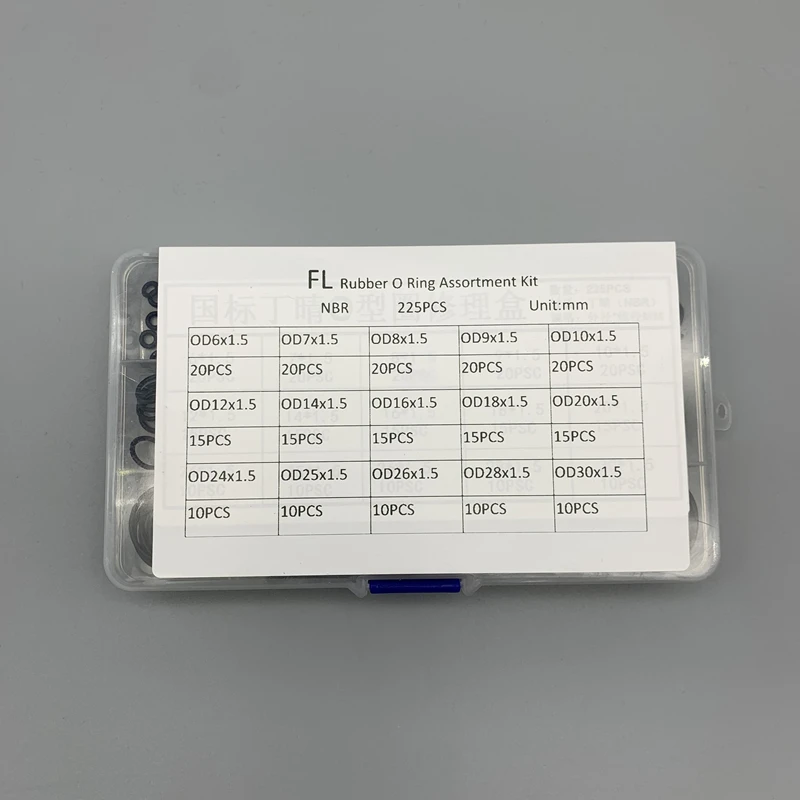CS 2.4mm 225 PCSNBR Rubber O R - огляд і ціна Auto Repair Cs