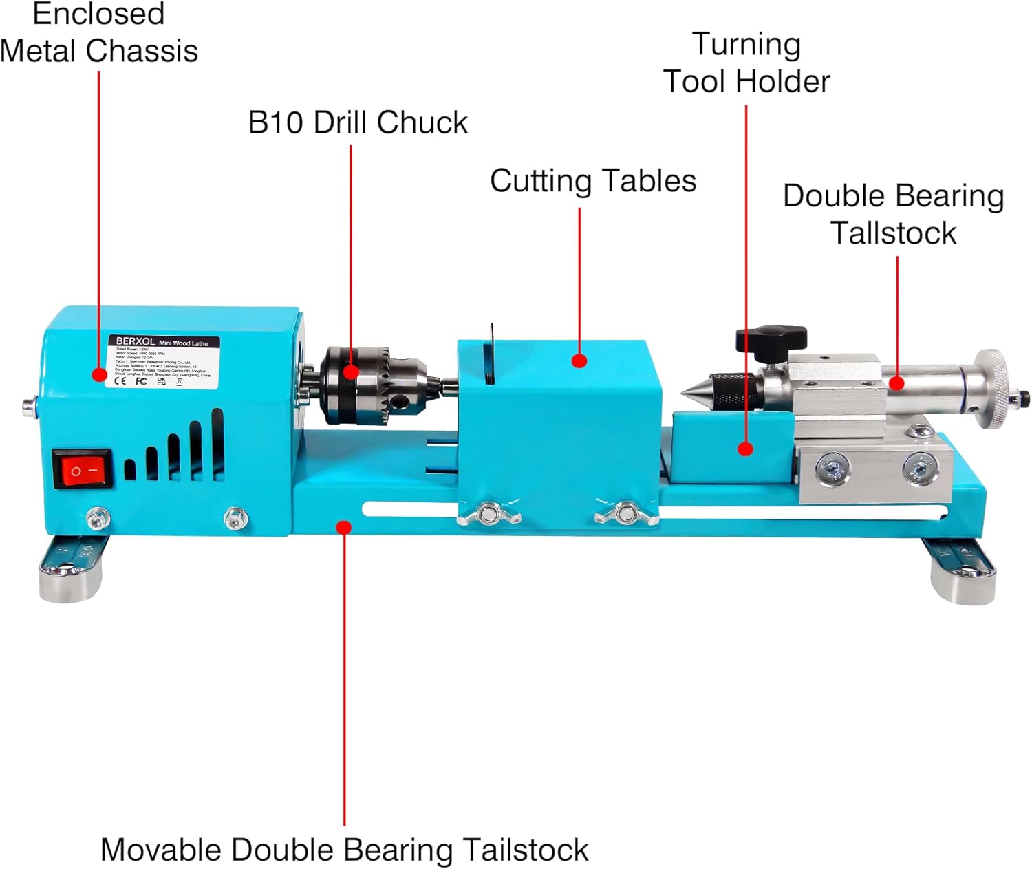 New Electric Wood Mini Lathe M - огляд і ціна Brake Drum Lathe
