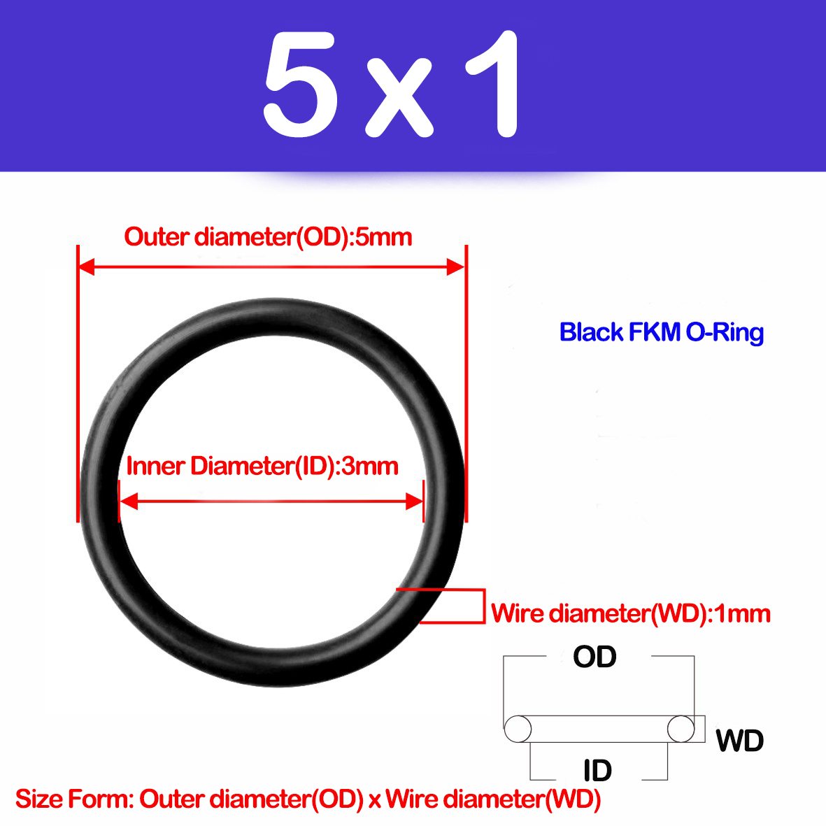 WD CS 1/1.2/1.5mm,NBR O Ring S - огляд і ціна Auto Repair Cs