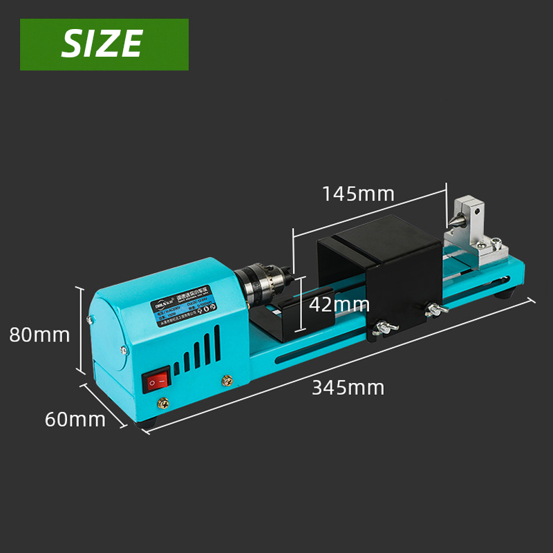 1 Set 150W Mini Wood Lathe Mac - огляд і ціна Brake Drum Lathe